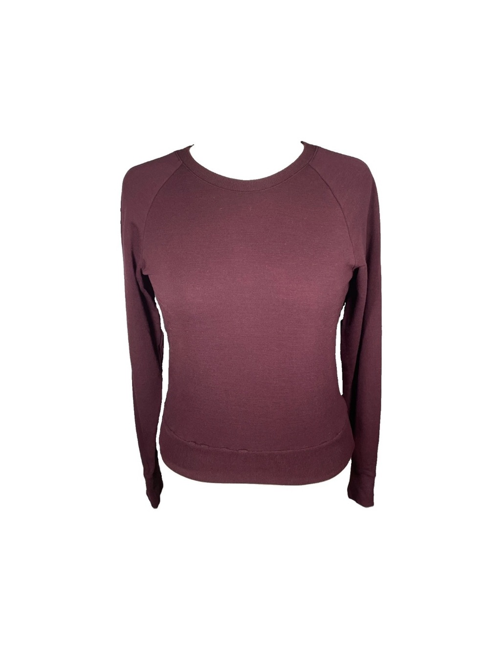 Icebreaker Women's Purple Merino Wool Crew Neck Sweatshirt Sweater Size XS